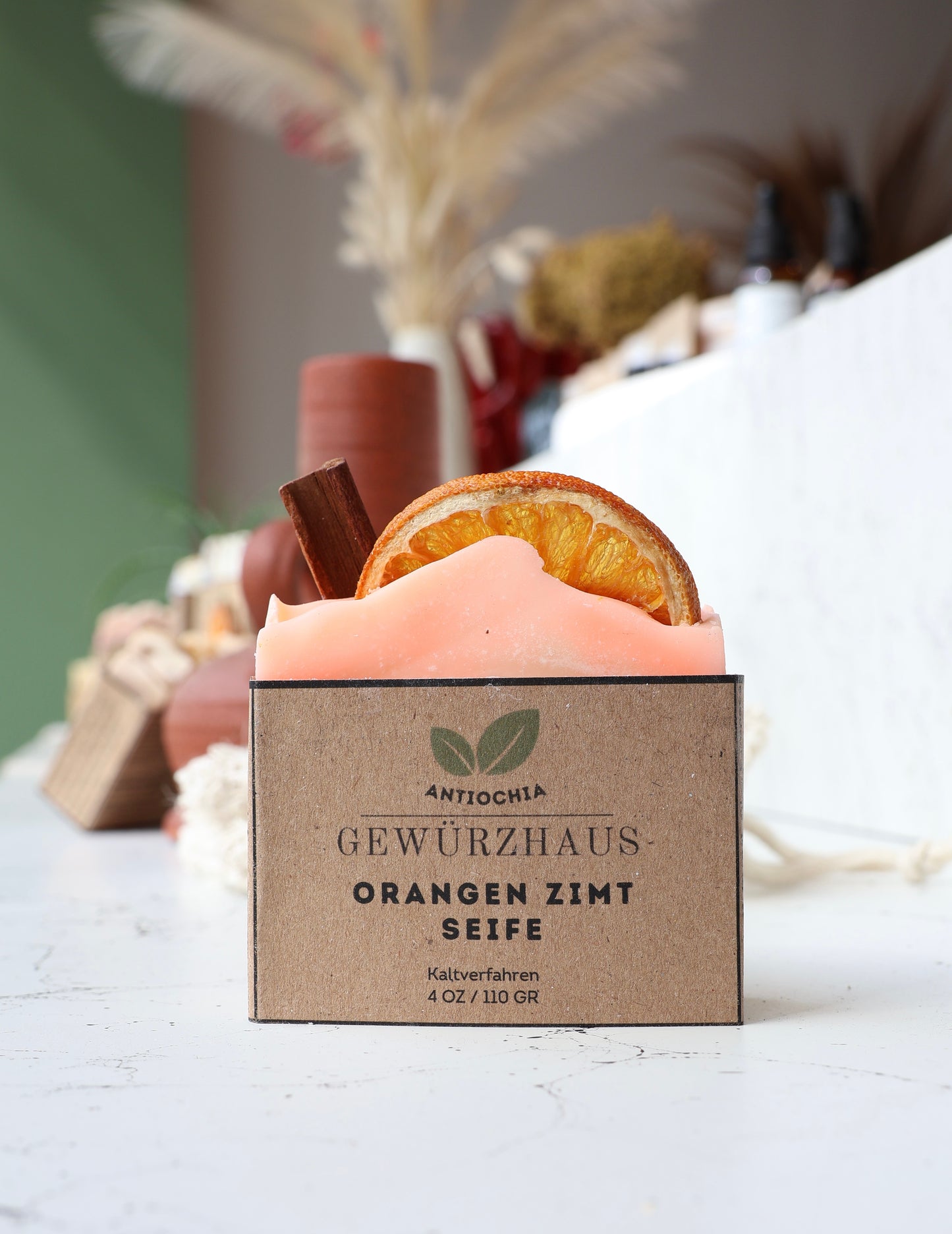 Orange-Zimt Seife